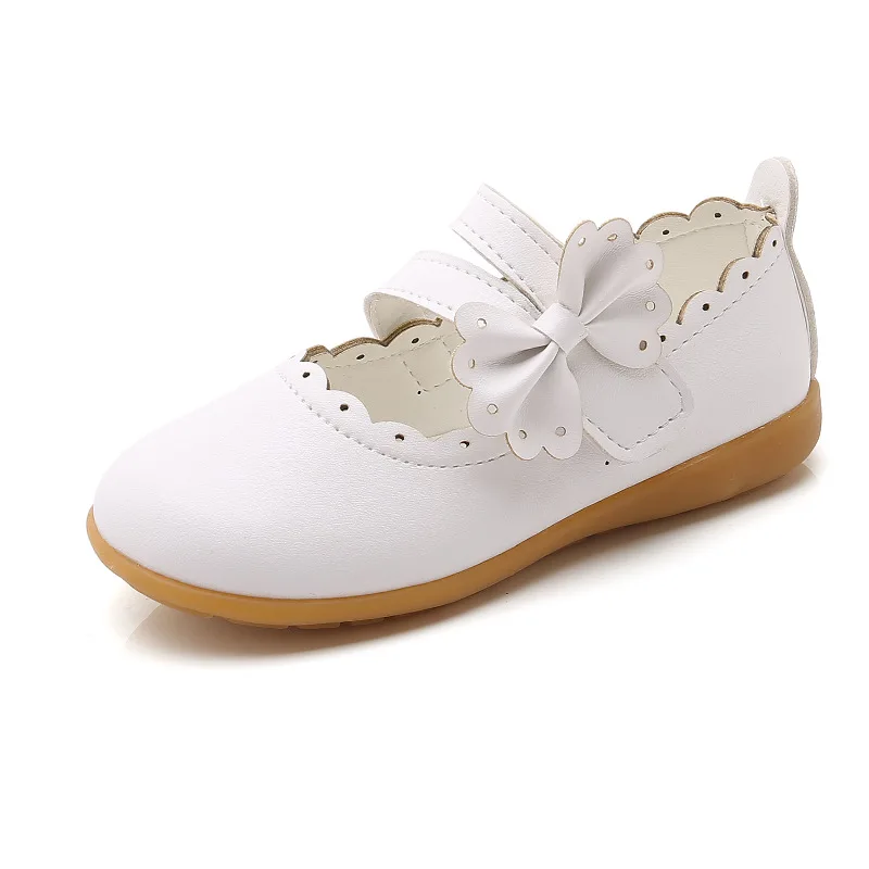

2018Autumn New Children's shoes with soft soles flower leisure leather shoes baby Girls Princess shoes Dance Wedding Party Shoes