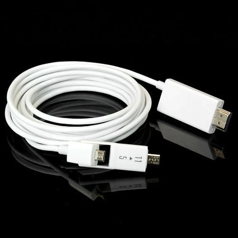 3 м/10FT micro 5 Pin& 11 Pin Micro USB MHL для HDMI 1080P HDTV кабель адаптер конвертер для телефонов на базе Android с Bluetooth