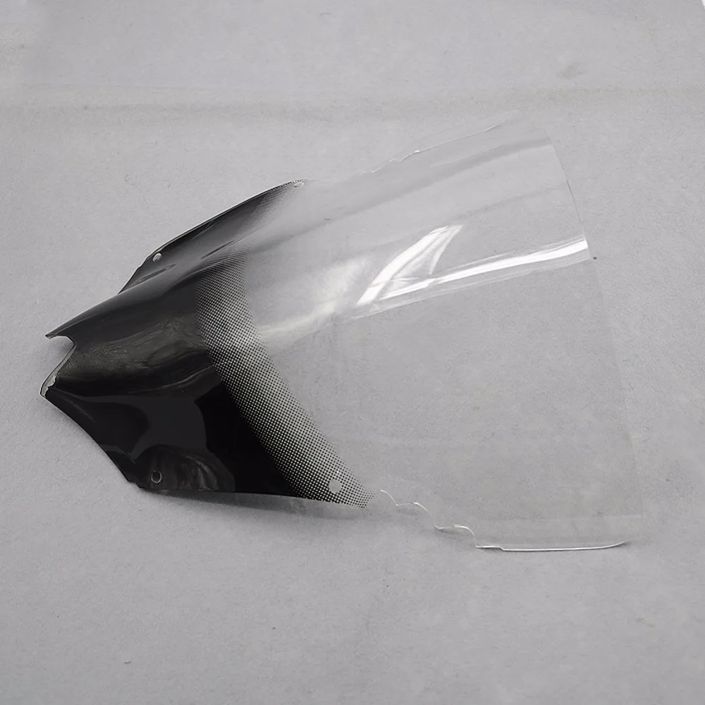 Windshield Windscreen Double Bubble For Yamaha YZF R6 600 2008-2015 Black