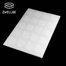 Zwellbe 100 шт/5 листов одноразовый клей-держатель для ресниц паллетная бумага 2,5 см клеевые подушечки для наращивания ресниц Подставка для ресниц Нефритовый камень