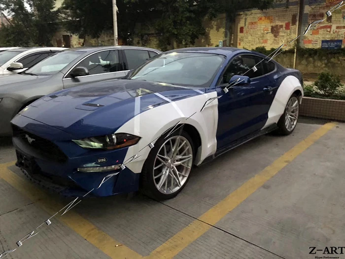 Z-ART комплект расширителей колесных арок ДЛЯ Ford Mustang тюнинг тела комплект для нового mustang ремонт тела комплект авиапочтой