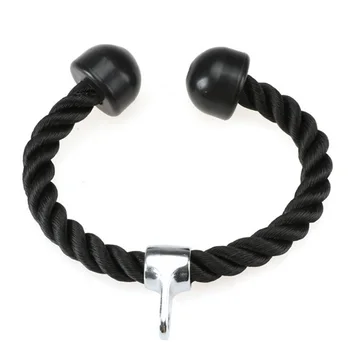 

Tricep Nylon Rope Push Pull Down Black