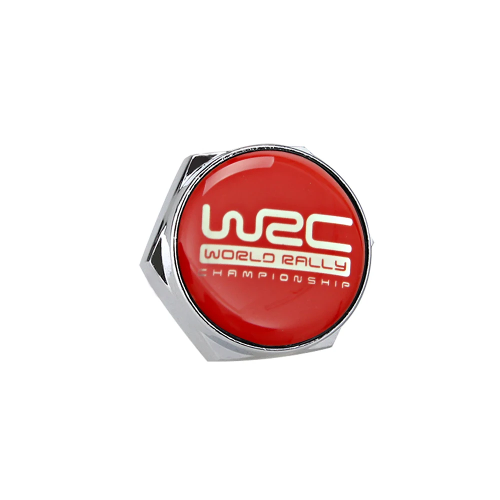 Гайки для номерного знака 4 шт. WRC логотип Land Rover Mazda MG Mitsubishi peugeot Toyota Volkswagen Smart BMW Ford