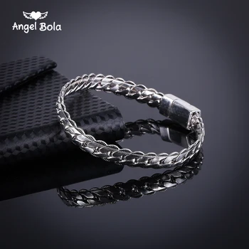 

10pcs/lot Top Quality Women's Motor Bike Chain Motorcycle Chain Ancient Silver color Buddha Bracelet Bangle Jewelry