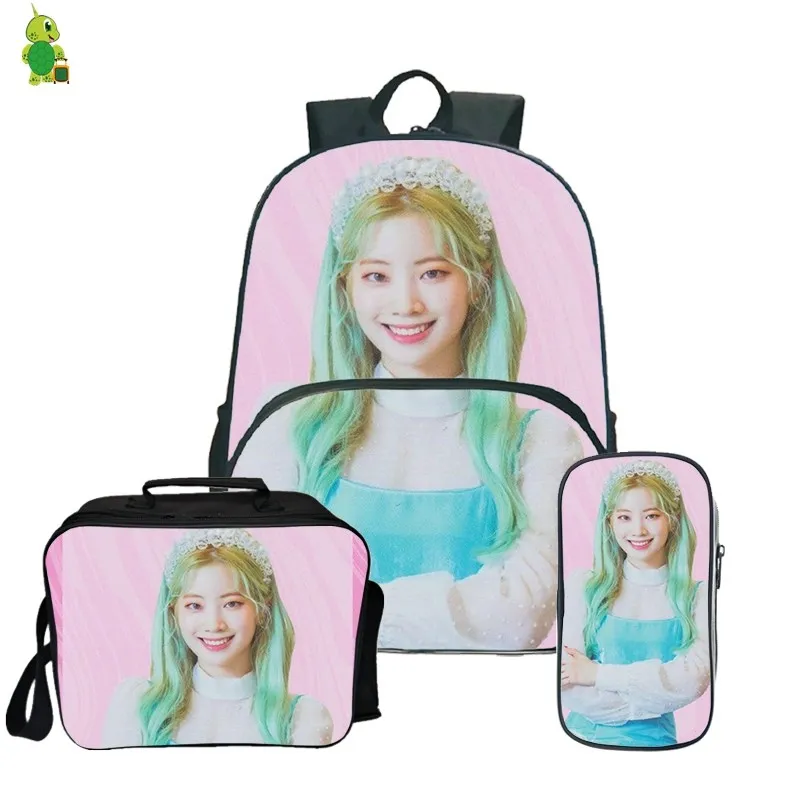 27 Kpop Twice Fancy You рюкзаки школьные сумки для книг подростков мальчиков девочек Mochila рюкзак для ланча Дети Путешествия Рюкзак с пенал - Цвет: 27
