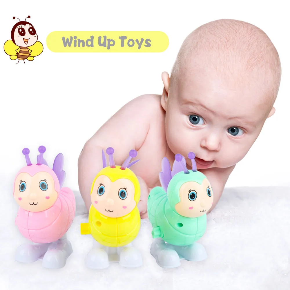New Kids Classic Wind Up Animal Clockwork Toys Walking bee Vintage Toy For Children Boys Educational Gifts