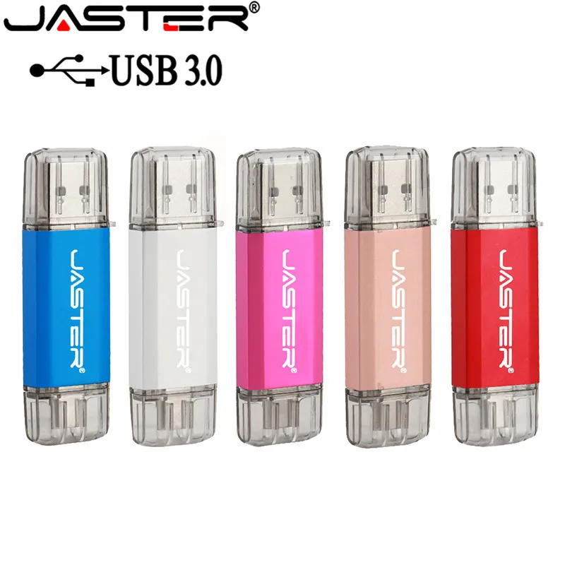 Usb флеш накопитель JASTER Type C 3 0 с логотипом клиента металлический 64 ГБ карта памяти