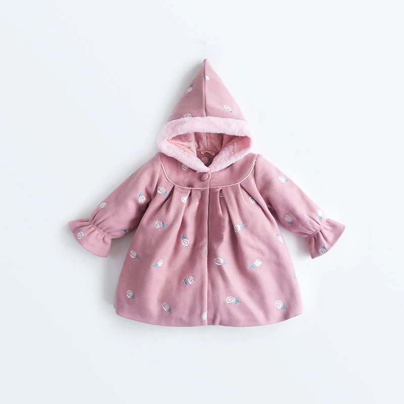

Simyke Girls Warm Hooded Coat 2018 New Children's Warm Jacket For Girl Kids Winter Outwear Child Brand Clothes L5100