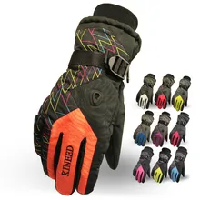 Winter New Outdoor Adjustable Windproof Thermal Snowboard Ski Gloves Women/Men’s Antiskid Motorcycle Gloves