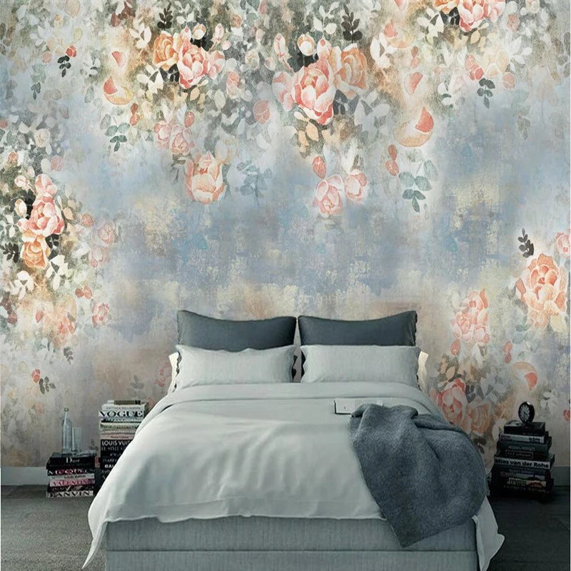 Wall Mural Wallpaper 3D Photo Wallpaper Bedroom Living Room Hotel Flower 3D Wall Mural Wallpaper Vintage Decorative Wall Sticker Wall Mural Wallpaper 3D Photo Wallpaper Bedroom Living Room Hotel Flower 3D Wall Mural Wallpaper Vintage Decorative Wall Sticker