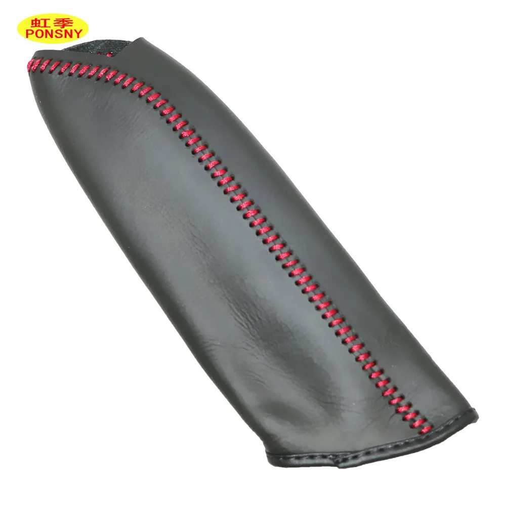 Hand Brake Cover Car Handbrake Covers Case for Ford Focus 2.0L 2012 Auto Handbrake Genuine Leather Grips Cover