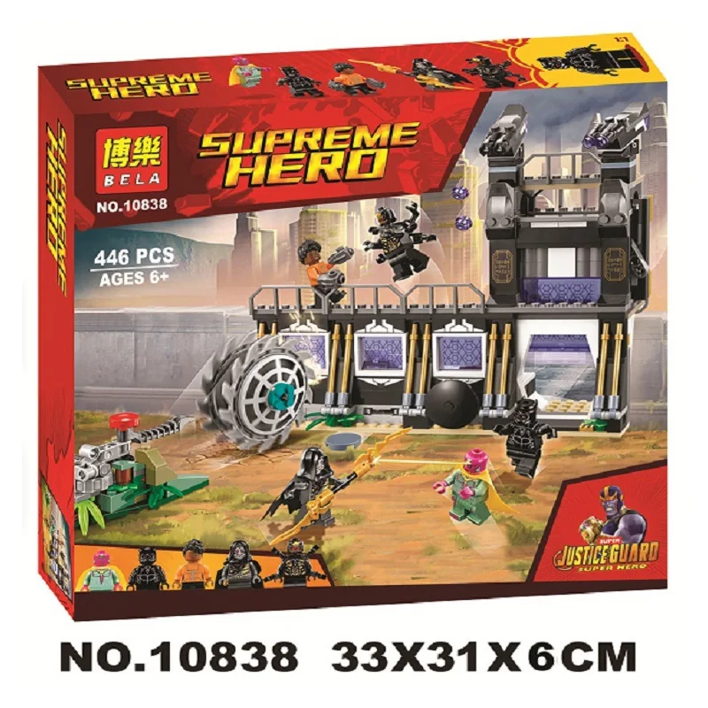 

10838 Marvel Avengers Infinity War Super Heroes Corvus Glaive Thresher Attack Building Block Brick Toy Compatible Legoings