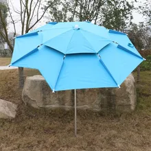 Открытый Кемпинг Рыбалка 12 Тип зонтик 1,8-2,2 м Универсальный непромокаемый солнцезащитный крем пляжный отдых рыболовный анти-УФ тент