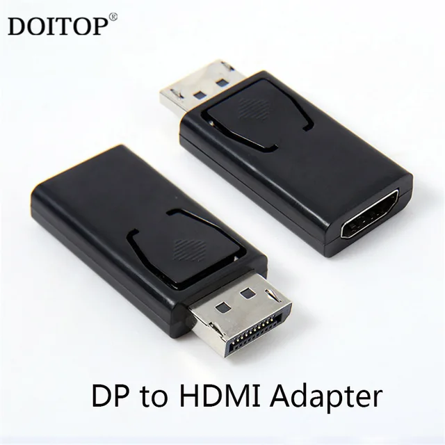 Best Offers DOITOP 20Pin DP to HDMI DVI Adapter ABS Display Port Adapter Support 10.8Gbps 1080P Video Audio Transmission Digital Accessories Best Offers DOITOP 20Pin DP to HDMI DVI Adapter ABS Display Port Adapter Support 10.8Gbps 1080P Video Audio Transmission Digital Accessories