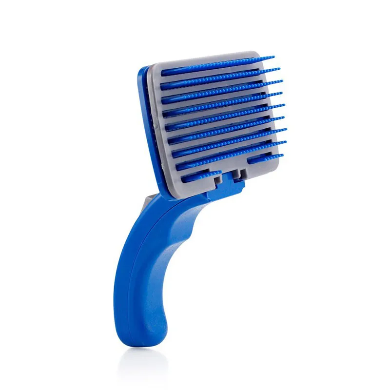 Soft and Comfortable Self Cleaning Pet Hair Comb Grooming Trimmer Hair Removal Brush for Dog Cat Rabbit Horse2