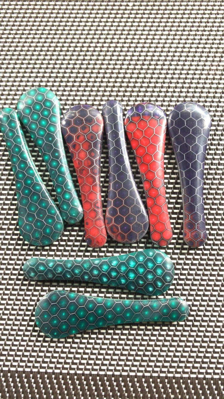 C-Tek Knife handle DIY material plate Resin material Snake grain Honeycomb pattern Slingshot handle