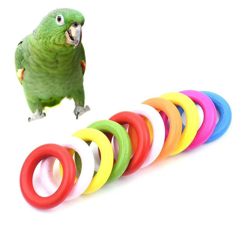 10pcs/set Multipurpose DIY Bird Toy Accessories Ring Bird Toy Accessories as ornament or