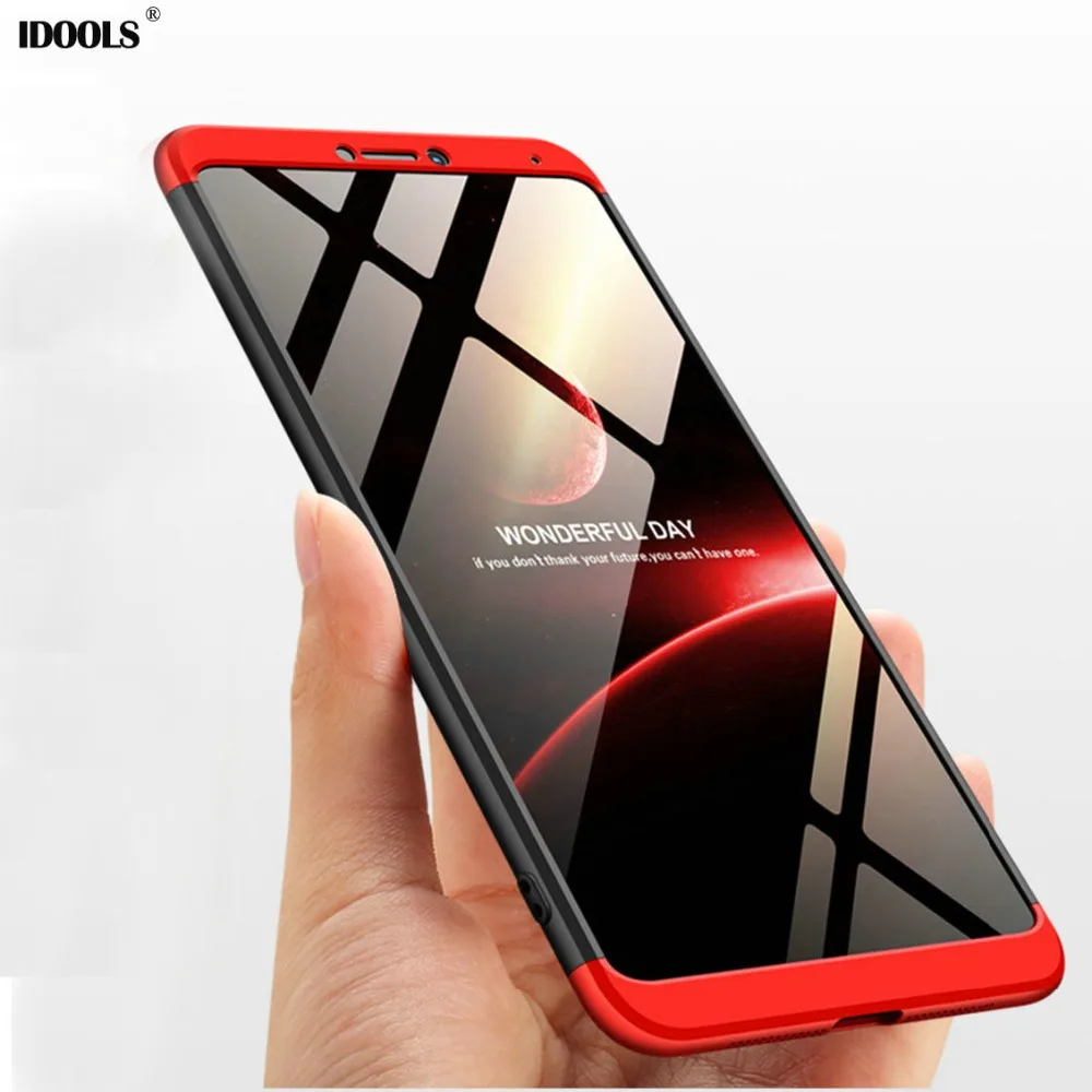 IDOOLS Case for Huawei Honor 10 Cover High Quality Full Protection 3 in 1 Matte Phone Bags Cases Honor10 5.84 inch |
