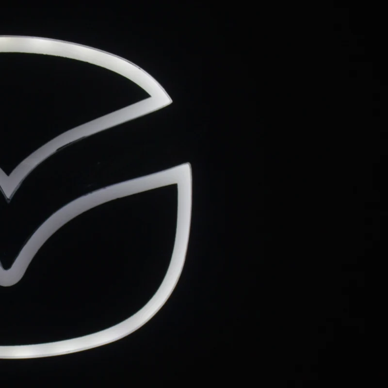 

Car led rim light Emblem Front rear badge red/blue/white for Mazda 2 3 6 8 cx7