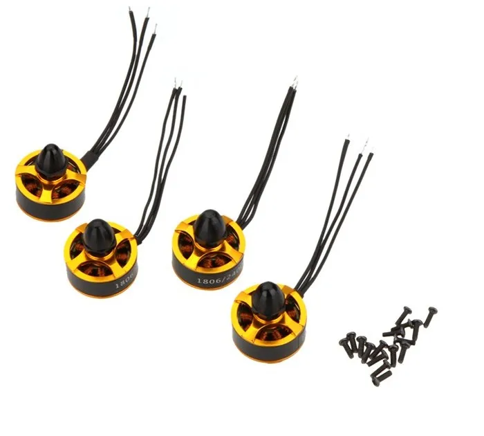 

1/2Pair Mini Multi-rotor 1806 2300KV CW CCW Brushless Motor for DIY 2-3S RC Racing Quadcopter 250 CC3D 260 330 Drone