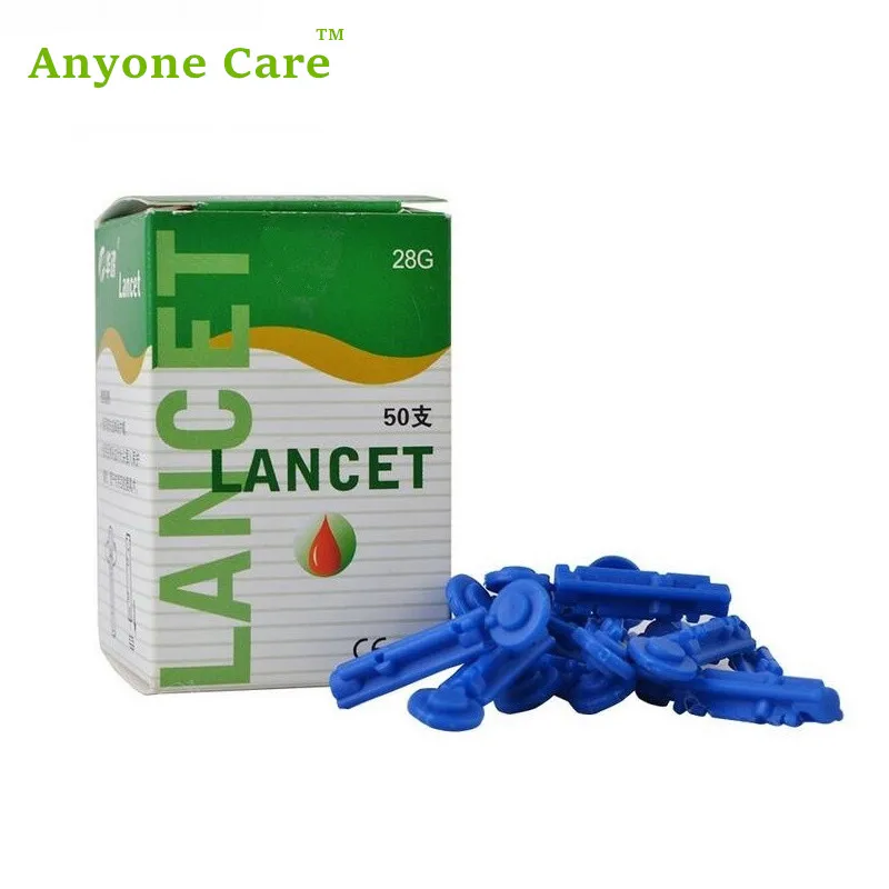 100pcs/lot CE approved 28G Disposable lancets blood glucose lancets