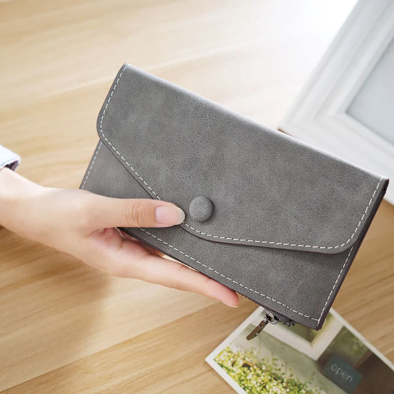 

DUMI 2017 new wallet getting long zipper LADIES wallet