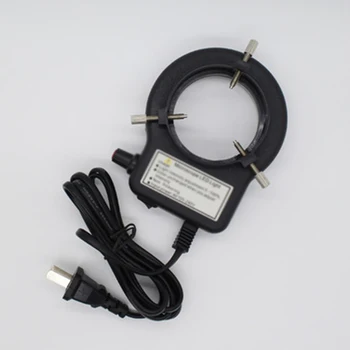

Adjustable 56 LED Microscope Light Source Ring Shaped Lamp Inner Dia 63mm Useful