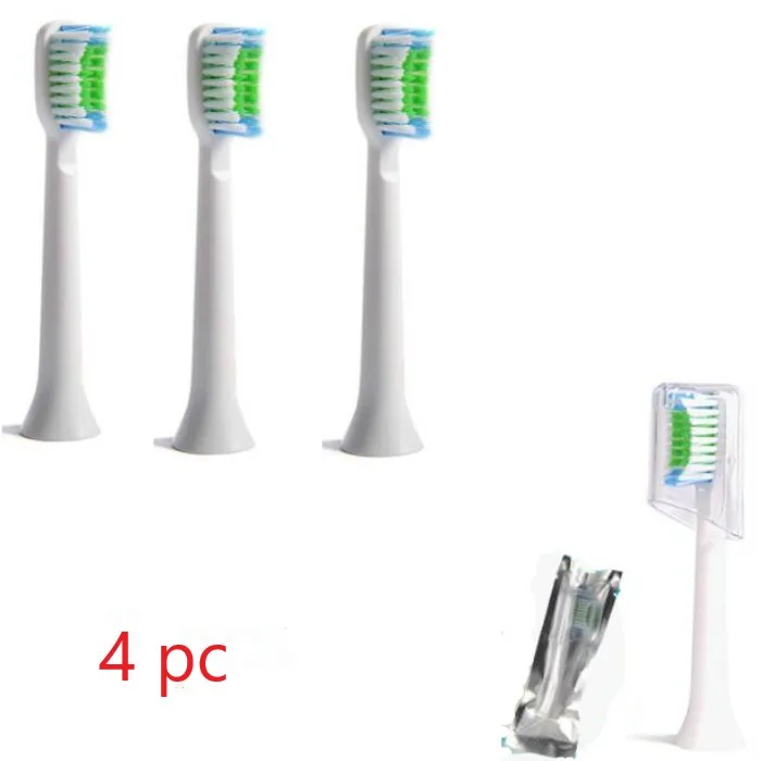 4 pc Сменная головка электрической зубной щетки Главы подходит для Philips Proresults Sonicare HX6730 HX6942 P-HX-6013