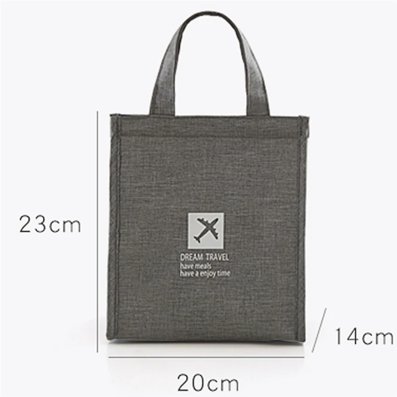 

Fashion Design Insulated Lunch Bag For Women Kids Thermos High Quality Oxford Material Tote Food Lunch Box Portable