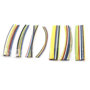 

New Kit 64Pcs Assortment 2:1 Heat Shrink Tubing Tube Sleeving Wrap Wire 8 Sizes