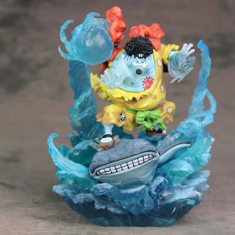 

ONE PIECE Whale shark Seven Warlords of the Sea Straits Very flat PVC Action Figure Collectible Model Toy BOX 21CM Battle damage