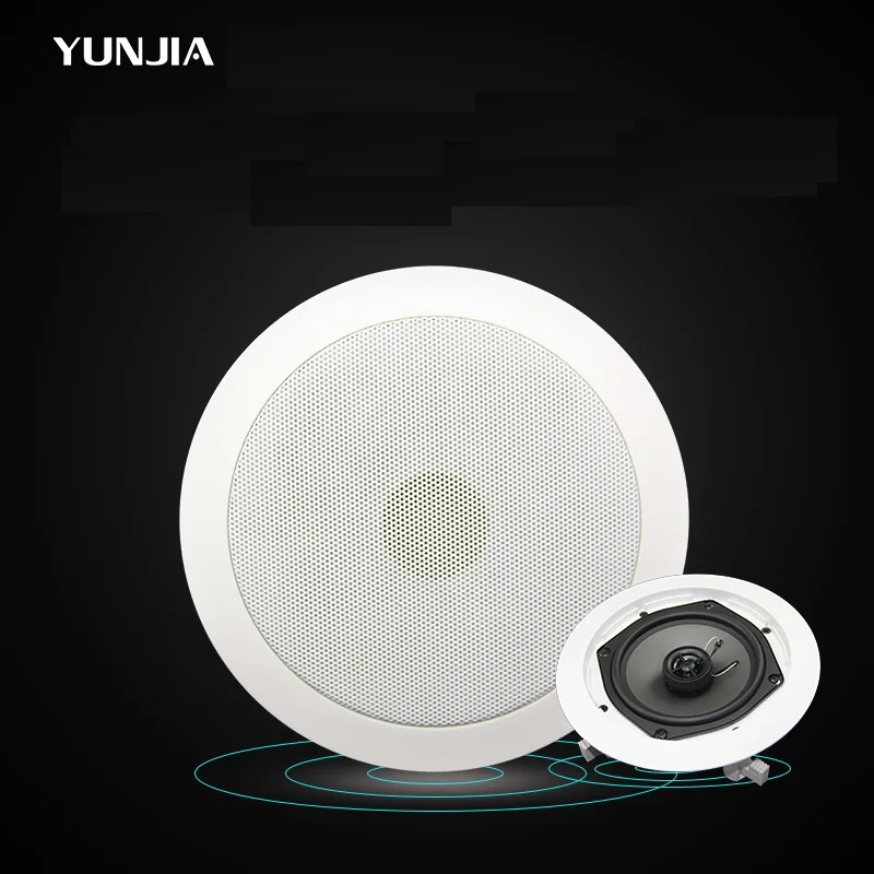 

2pcs/lot Ceiling loadspeaker which stable resistance style connect with Amplifier use for Home / KTV / Store / Office/ Hotel