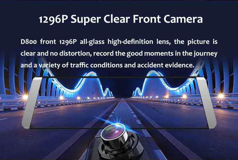 JADO D800 Автомобильный видеорегистратор поток зеркало заднего вида камера LDWS gps трек 10 ips сенсорный экран Full HD 1080P Автомобильный видеорегистратор регистратор видеорегистратор