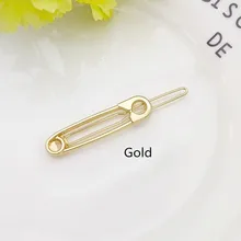2 шт. элегантный Для женщин Корейский простой Дизайн модные шикарные Pin Форма украшения для волос из металла заколки для волос придерживаться девушка аксессуары для волос