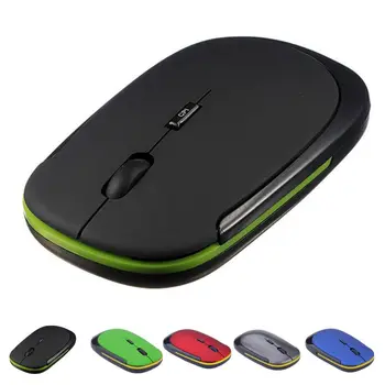 

2.4GHz Smooth Hand Feeling Ultra Slim Mini USB Receiver Wireless Mouse Changeable 1600DPI Optical Gaming Mouse