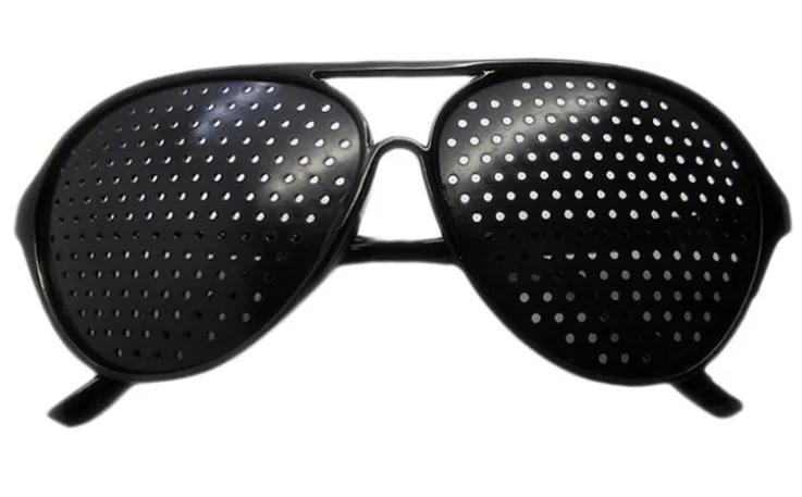 

Wholesale and retail plastic pinhole eyeglasses relieve visual fatigue glasses mitigation asthenopia improve vision care eyewear