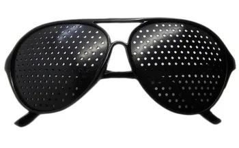 

Wholesale and retail plastic pinhole eyeglasses relieve visual fatigue glasses mitigation asthenopia improve vision care eyewear