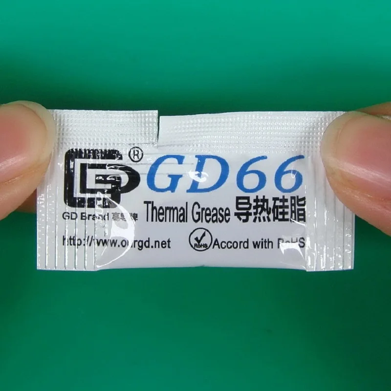 50 пакетов серая термопроводящая паста gd66|Кулеры/вентиляторы/системы охлаждения|
