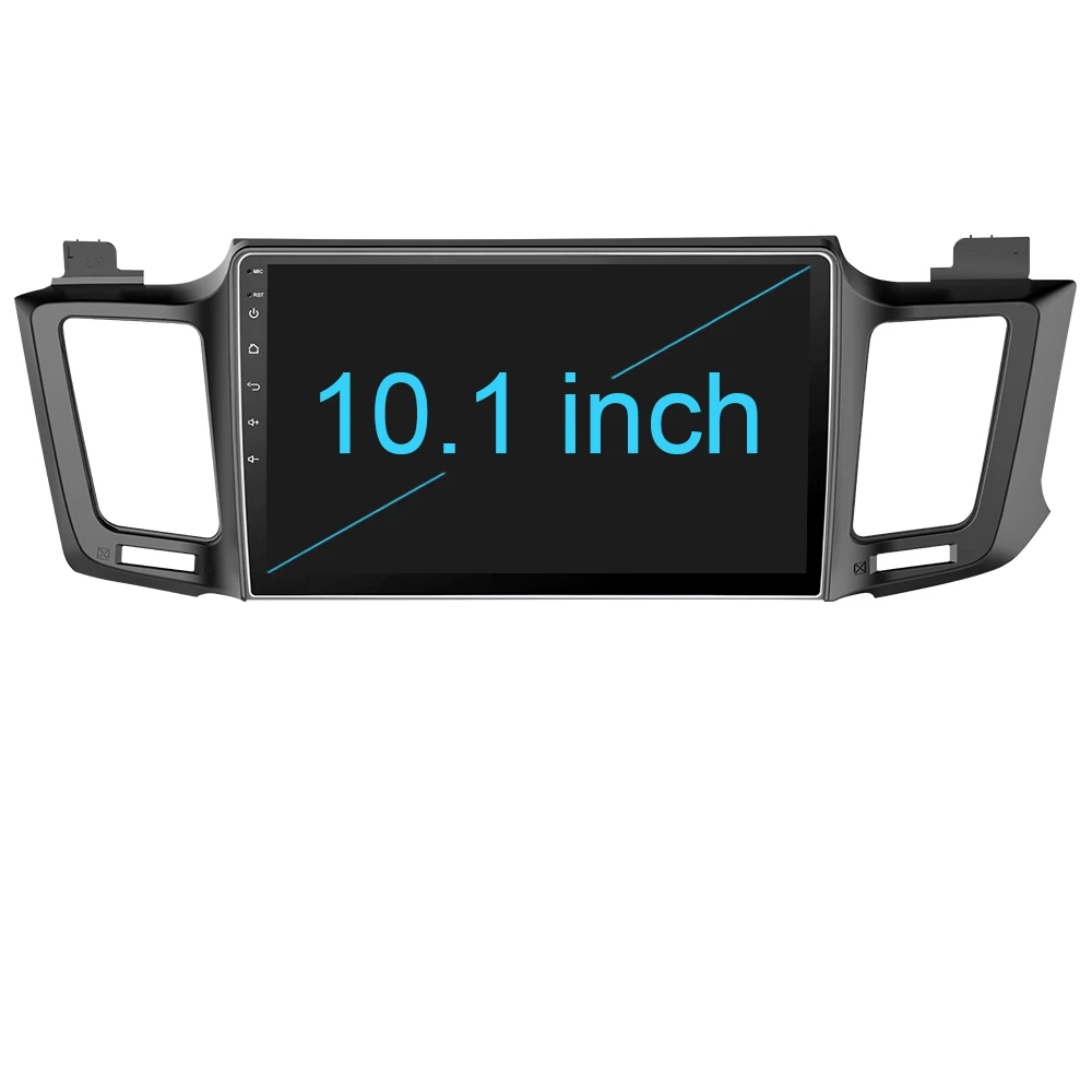 Top Eunavi 4G+32G Android 9.0 4G Car Radio Multimedia Video Audio Player WiFi Navigation GPS For Toyota RAV4 4 2013-18 Octa Core PX6 3