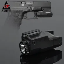 AIMTIS Compact APL тактический пистолет Glock светильник Постоянный/Мгновенный/Стробоскоп вспышка светильник светодиодный белый светильник для Glock Rails