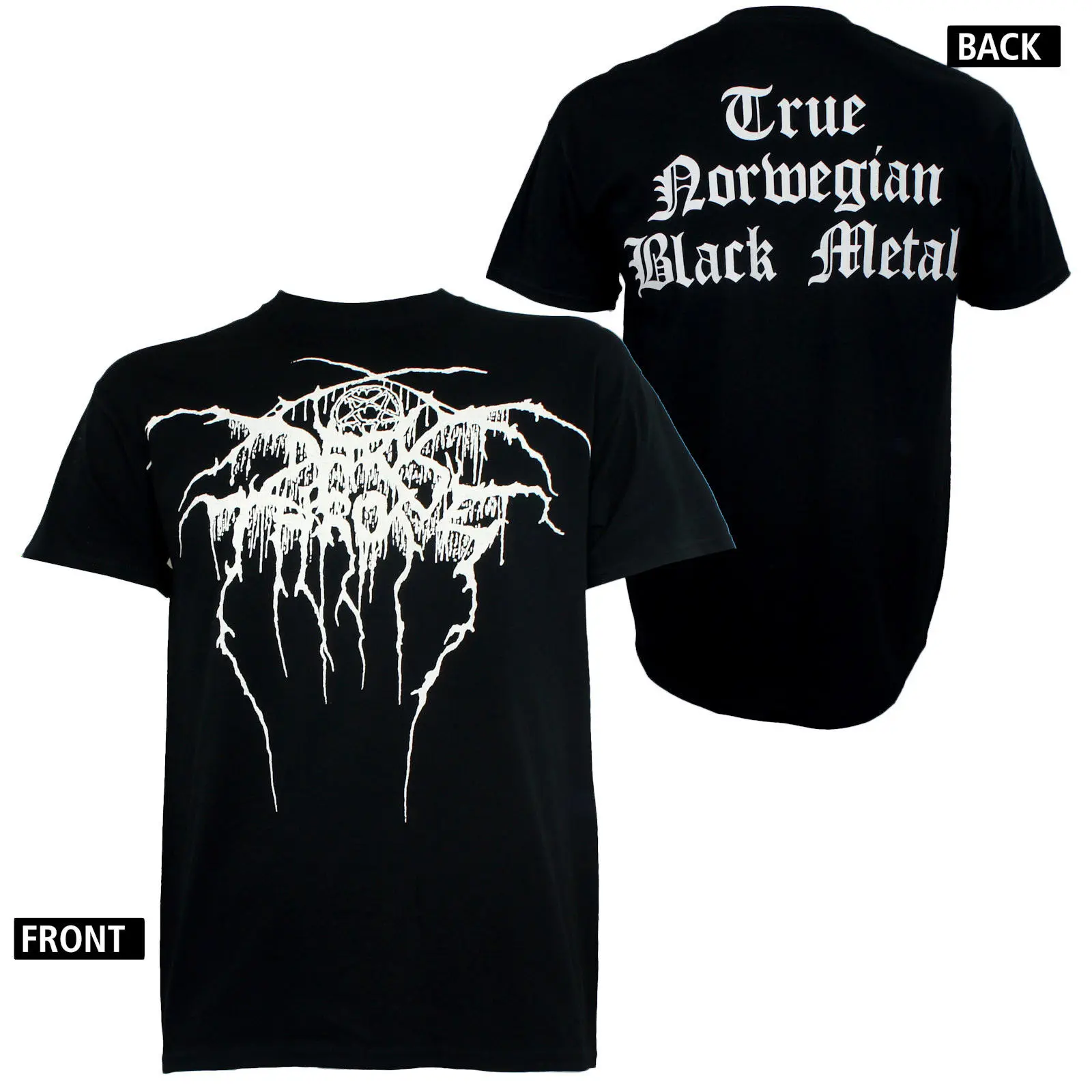 Аутентичные Darkthrone темно-трон логотип норвежский black metal Футболки M L XL Новый |