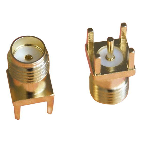 

10x SMA Female Jack Solder PCB Mount Straight RF Connector Gold