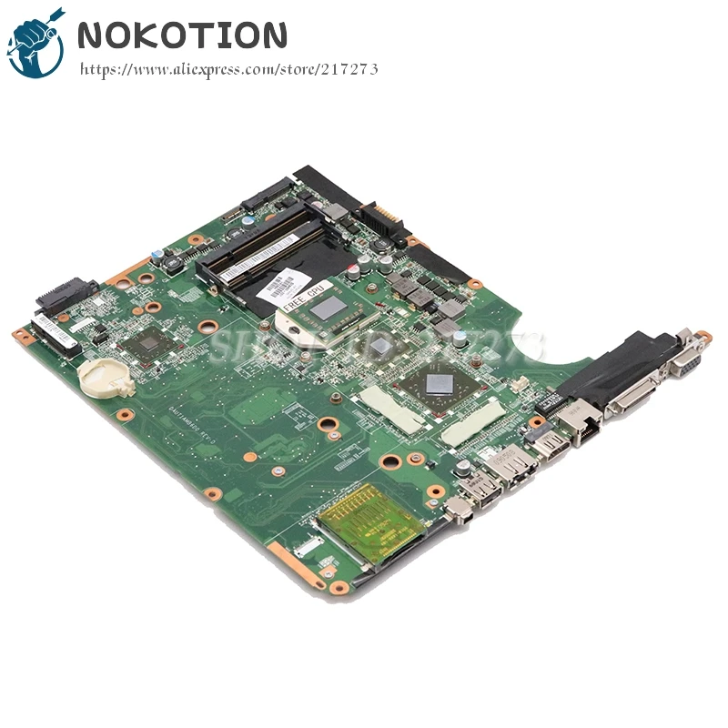 NOKOTION 509450-001 для hp DV6 DV6-1000 материнская плата для ноутбука DAUT1AMB6E0 DAUT1AMB6D0 hd4650 проверка ЦП