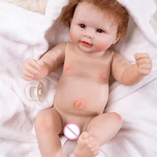 50 см BeBe Reborn реалистичный мальчик новорожденный реалистичный силиконовый Reborn Baby Dolls раннее образование игрушка Reborn Baby Моделирование куклы