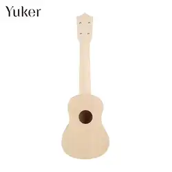 Укулеле Tilia DIY Ukuleles сырой древесины Цвет рисовать собрать DIY укулеле