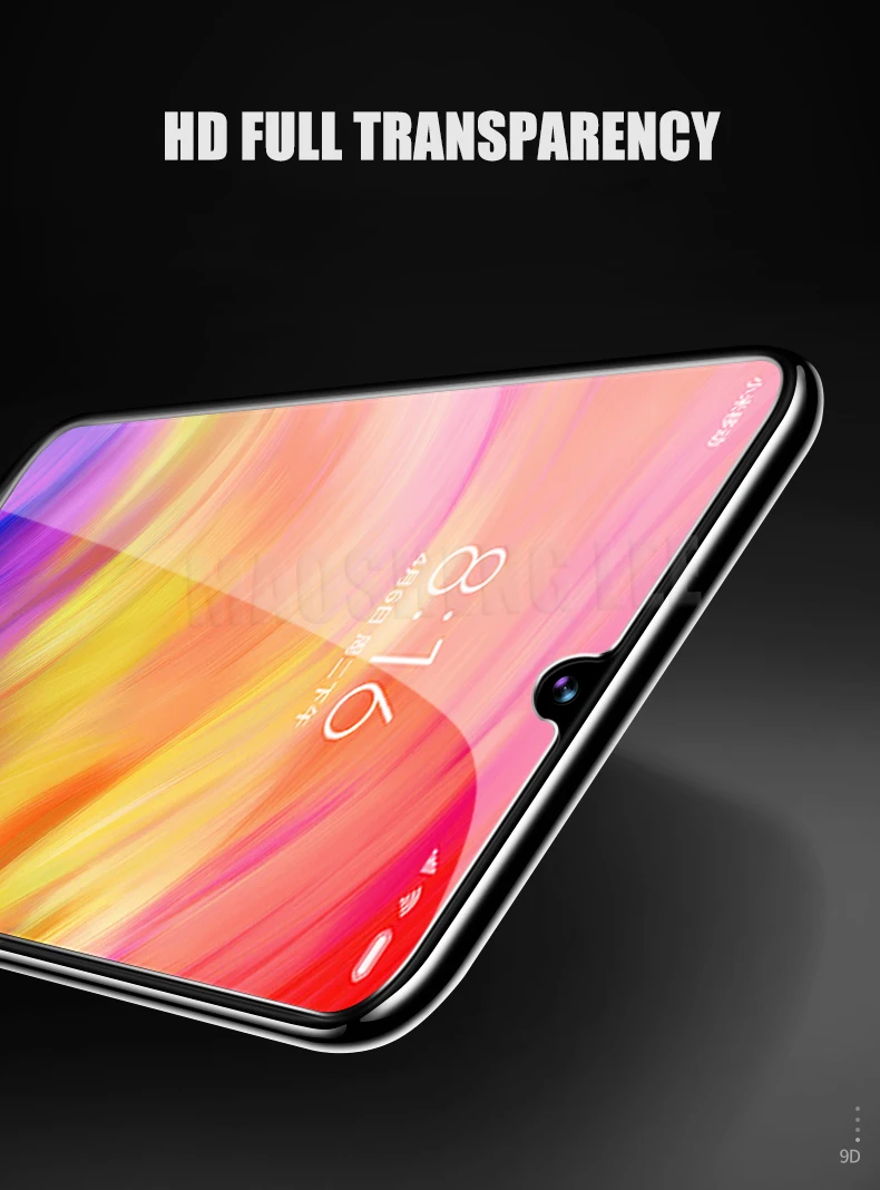 2 шт./лот, закаленное стекло для Xiaomi Redmi Note 7, 6 Pro, Note 5, Защитное стекло для экрана, против Blu-ray, стекло для Xiaomi Redmi note 7