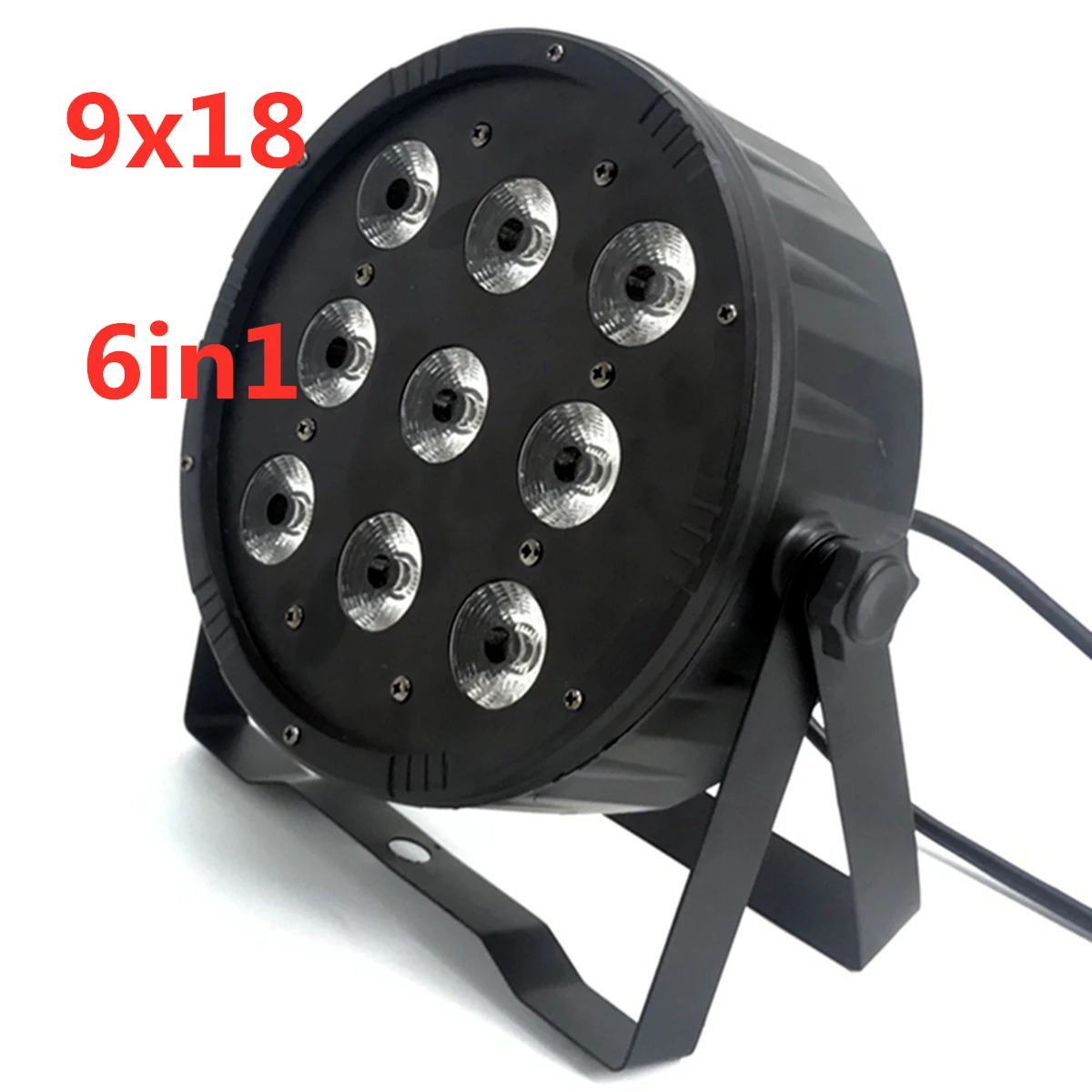 LED Par CREE 9x18W 6in1 RGBWA UV Led dj сценический свет плоский SlimPar | Лампы и освещение