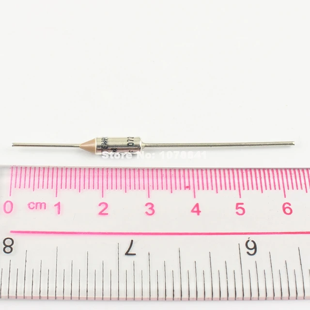 Fusible térmico de microtemperatura, 10 piezas, corte de 72 250V, 10A, G4A00 -