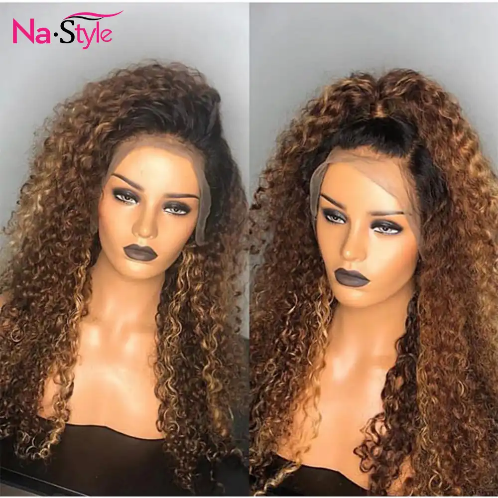 1b 30 Preplucked Lace Front Wig Deep Curly Wig Short Wet And Wavy