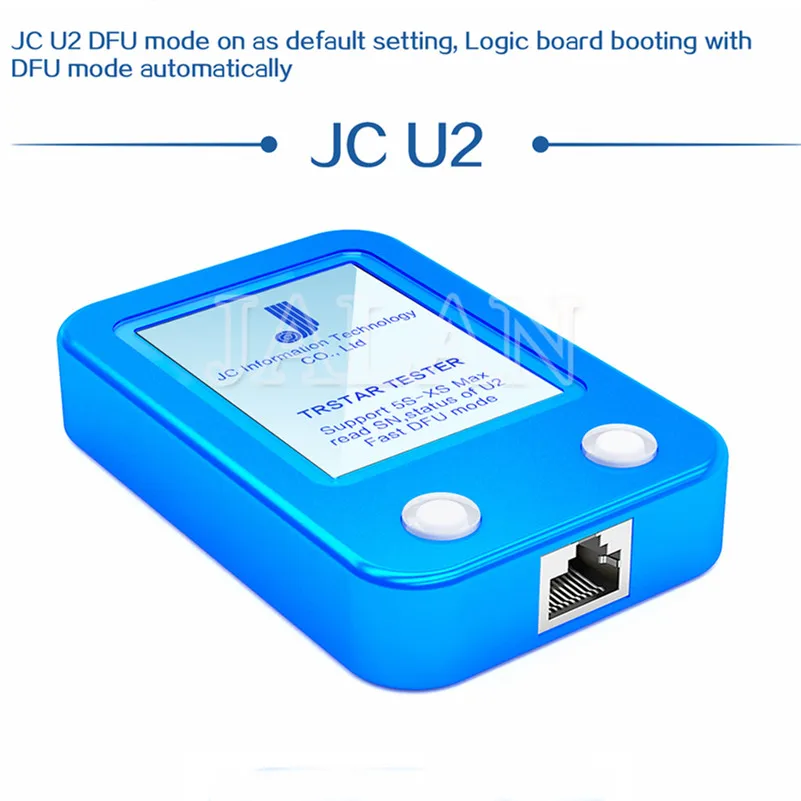 Новый тестер JC U2 Tristar для iPhone инструмент быстрой зарядки и диагностики ошибок IC SN